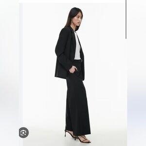 BABATON BLACK CUPRO PANTS WITH POCKETS. Size 0